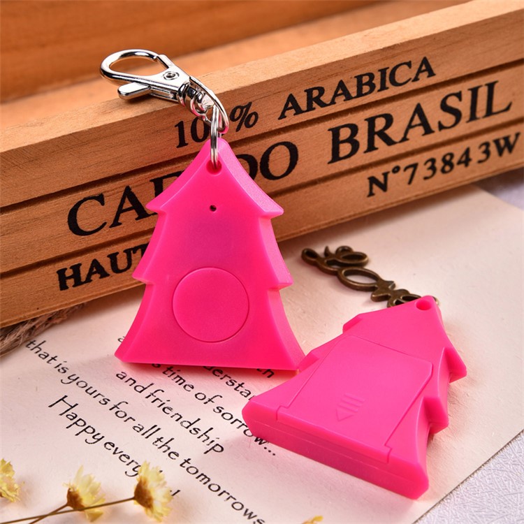 Christmas Tree Bluetooth 4.0 Anti-lost Tracker Finder Locator Selfie Shutter - Rose-11