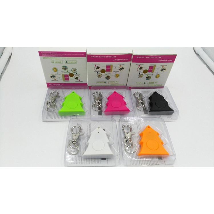 Christmas Tree Bluetooth 4.0 Anti-lost Tracker Finder Locator Selfie Shutter - Rose-18