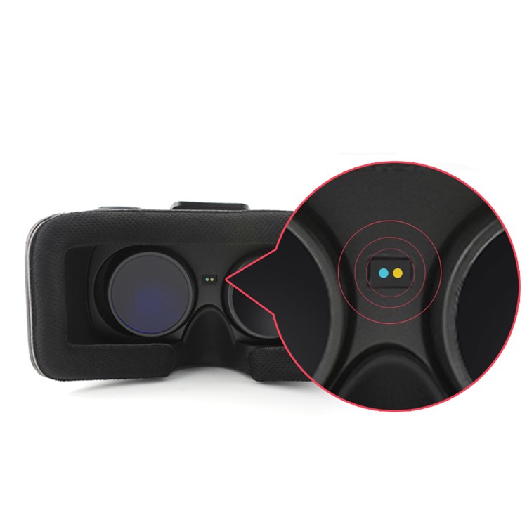 MOTION V3 All-in-one 3D VR Glasses 5.5-inch IPS HD Screen Headset with Bluetooth Gamepad - Black / US Plug-2