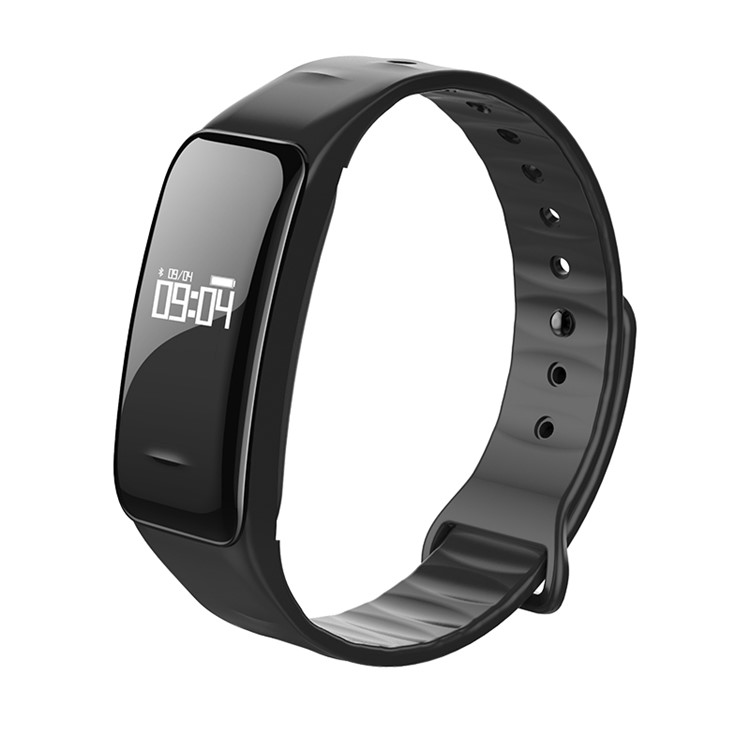 C1 0.49-inch Touch OLED Bluetooth 4.0 Smart Wristband Support Blood Pressure / Heart Rate Monitor - Black-2