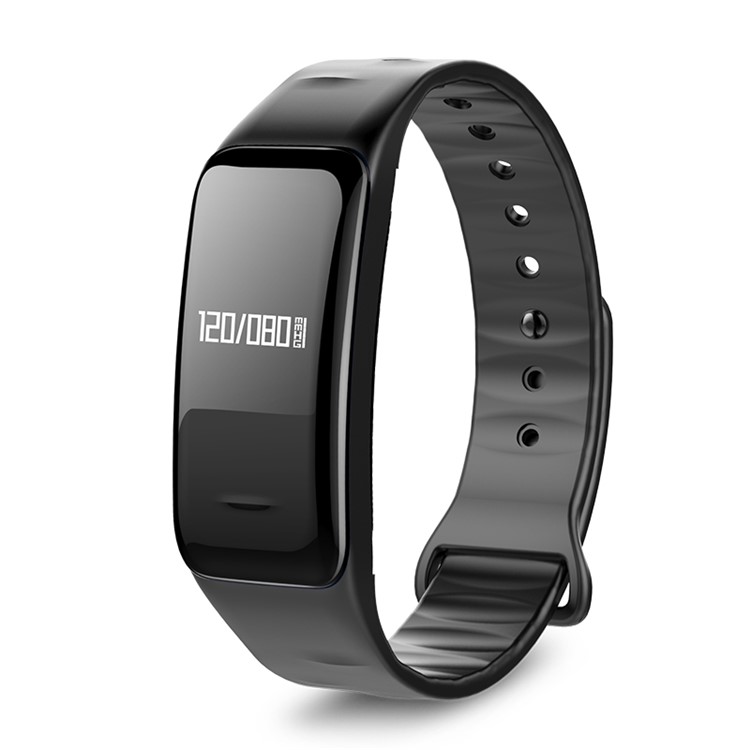 C1 0.49-inch Touch OLED Bluetooth 4.0 Smart Wristband Support Blood Pressure / Heart Rate Monitor - Black-3