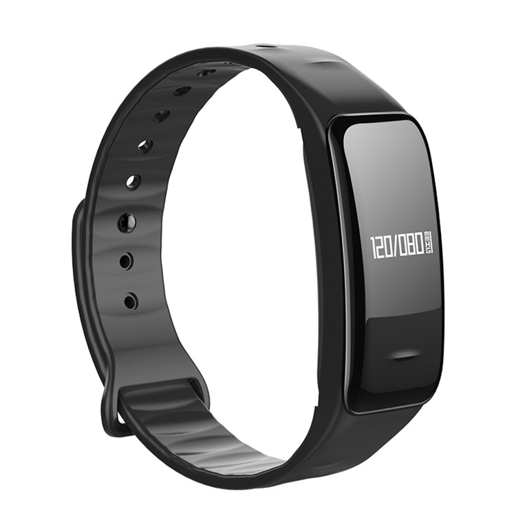 C1 0.49-inch Touch OLED Bluetooth 4.0 Smart Wristband Support Blood Pressure / Heart Rate Monitor - Black-4
