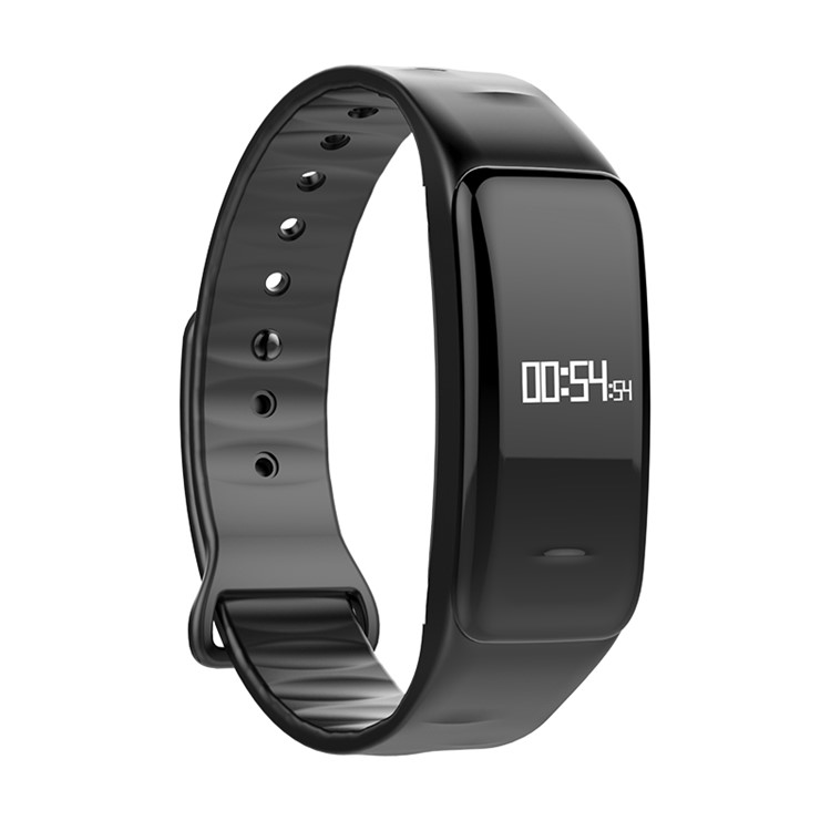 C1 0.49-inch Touch OLED Bluetooth 4.0 Smart Wristband Support Blood Pressure / Heart Rate Monitor - Black-5