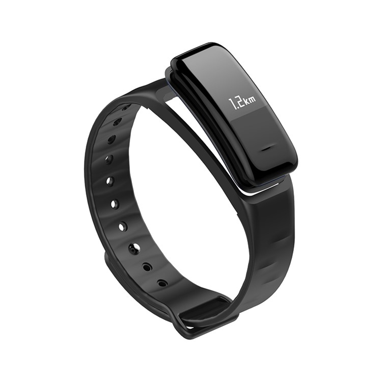 C1 0.49-inch Touch OLED Bluetooth 4.0 Smart Wristband Support Blood Pressure / Heart Rate Monitor - Black-6