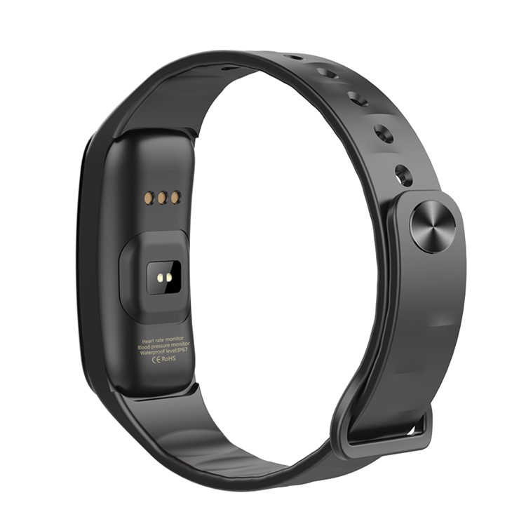 C1 0.49-inch Touch OLED Bluetooth 4.0 Smart Wristband Support Blood Pressure / Heart Rate Monitor - Black-7