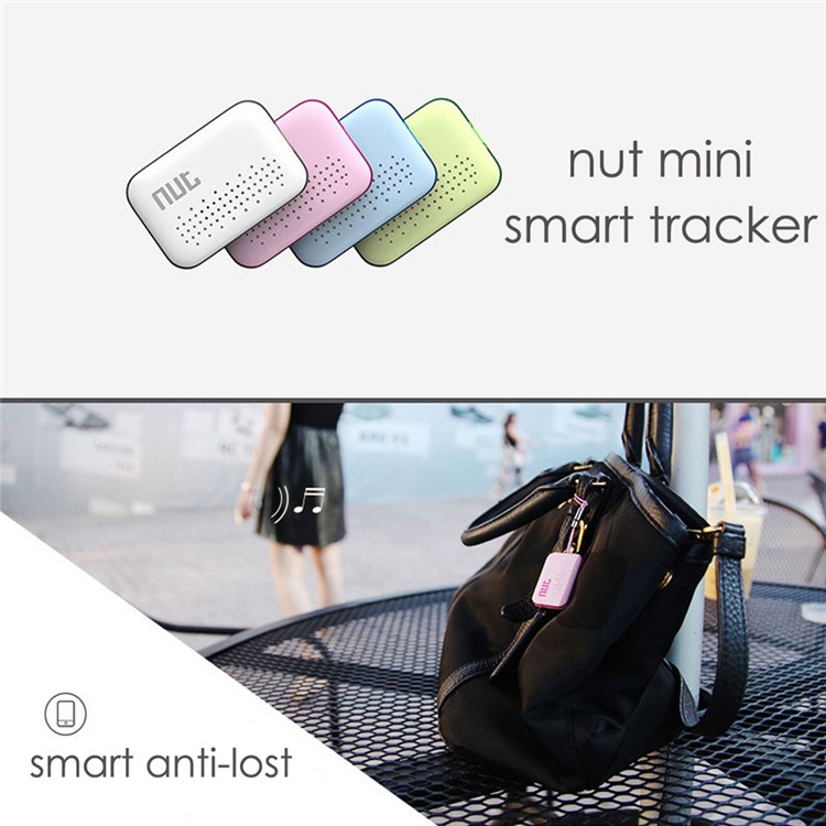 NUT Mini Smart Tracker Intelligent Bluetooth 4.0 Bidirectional Alarm Key Wallet Finder - White-7