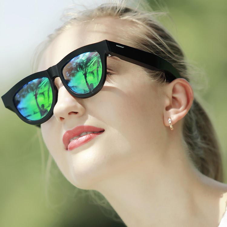 WAKEMAN Bone Conduction Bluetooth V4.0 Anti-sleep Smart Sunglasses Supports Hands-free Call-12