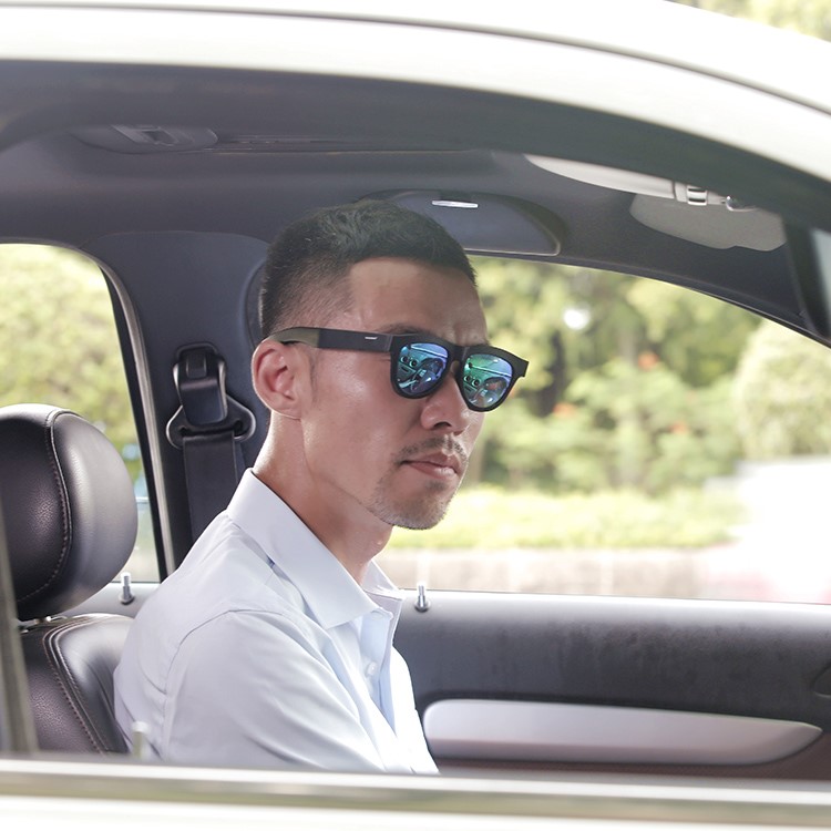 WAKEMAN Bone Conduction Bluetooth V4.0 Anti-sleep Smart Sunglasses Supports Hands-free Call-15