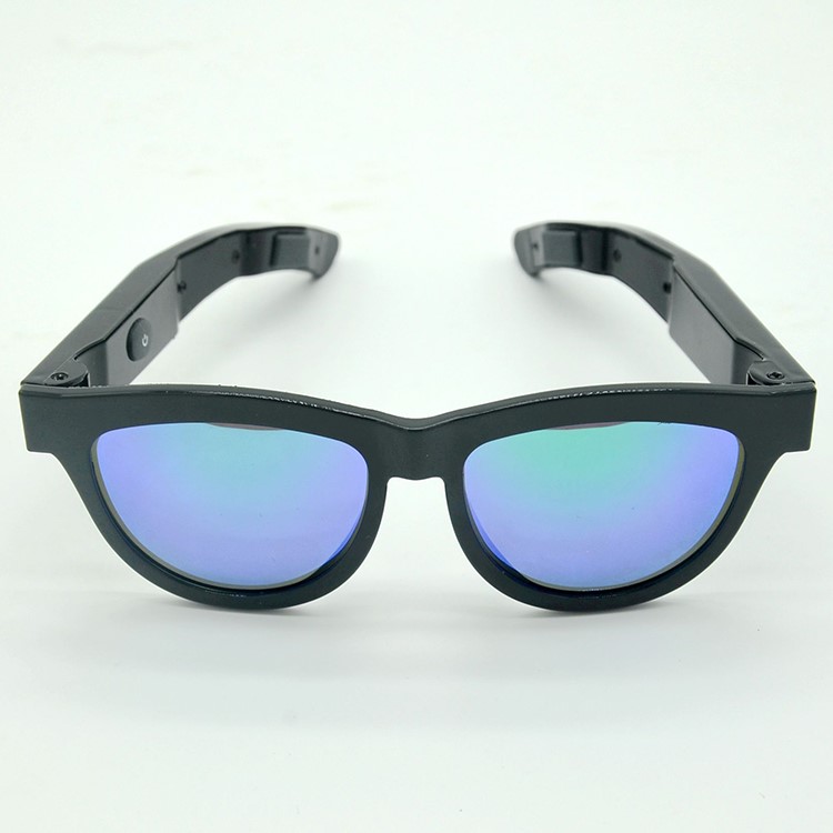 WAKEMAN Bone Conduction Bluetooth V4.0 Anti-sleep Smart Sunglasses Supports Hands-free Call-2