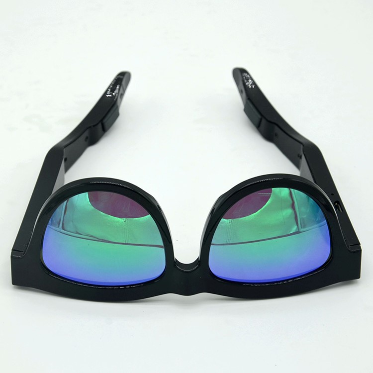 WAKEMAN Bone Conduction Bluetooth V4.0 Anti-sleep Smart Sunglasses Supports Hands-free Call-3