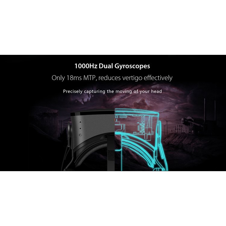 PIMAX 4K UHD Virtual Reality 3D PC Headset 110 Degree FOV 3840 x 2160P 8.29MP IPD Adjustment VR-12