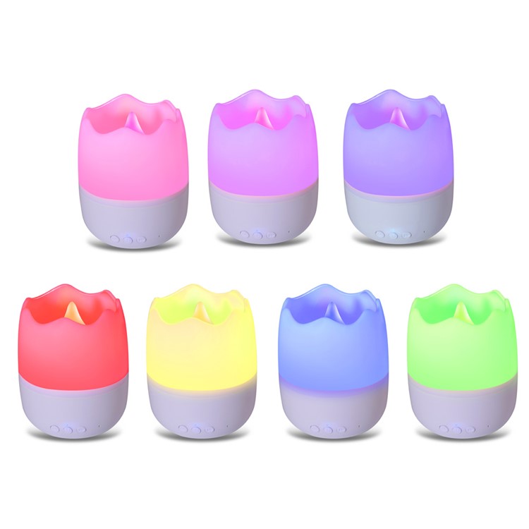 E15-CS02WH App Control Color Changing Candle Speaker Bluetooth Smart LED Light - White-13