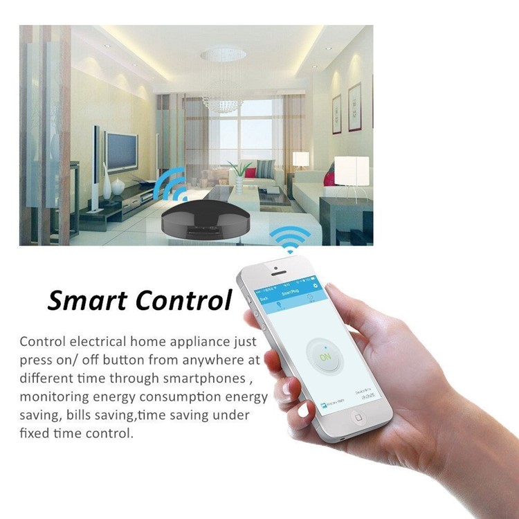 RM-Pro Smart Home Automation Learning Universal WiFi IR RF Remote Control for iOS Android Smartphones - EU Plug-5