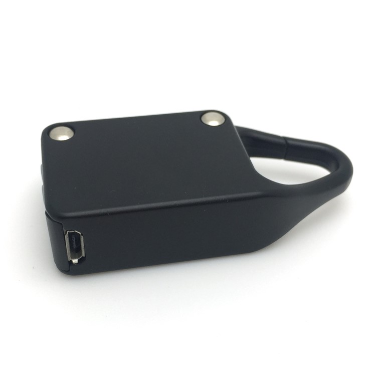 Key-less Bluetooth Smart Automatic Secure Padlock for iOS Android Devices - Black-3