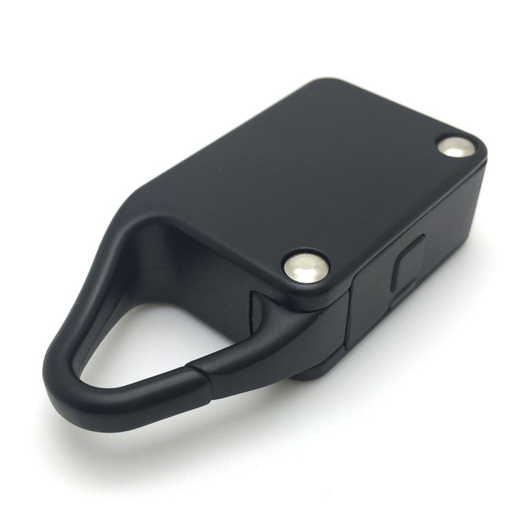 Key-less Bluetooth Smart Automatic Secure Padlock for iOS Android Devices - Black-5