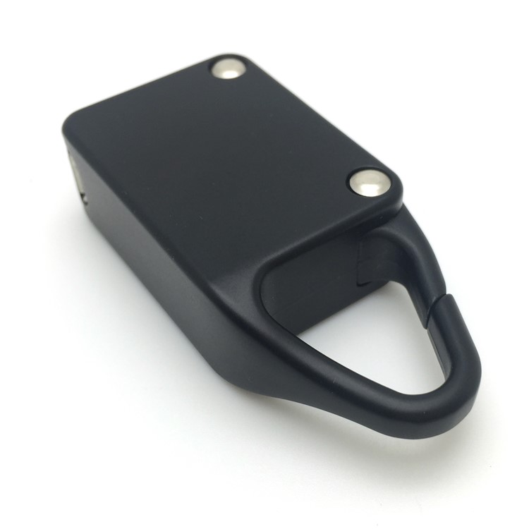 Key-less Bluetooth Smart Automatic Secure Padlock for iOS Android Devices - Black-6