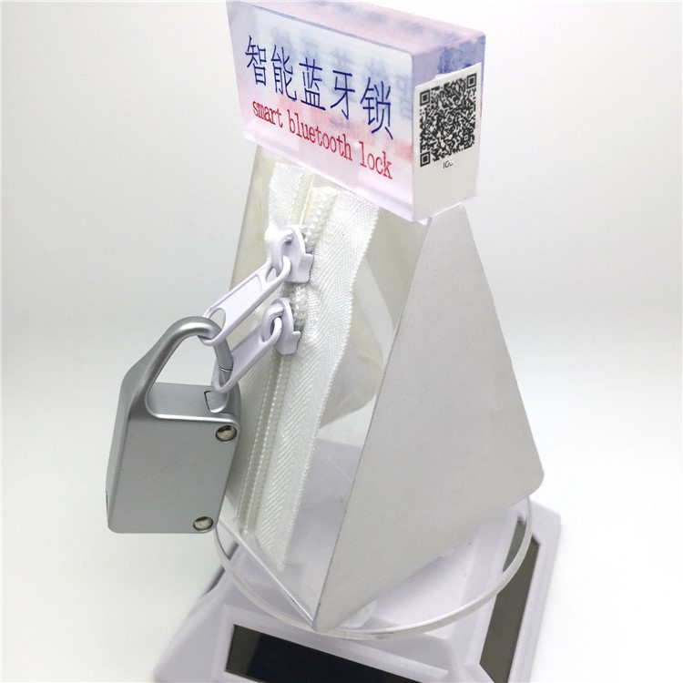 Smart Automatic Secure Padlock Key-less Bluetooth Padlock for iOS Android Devices - Silver Color-15