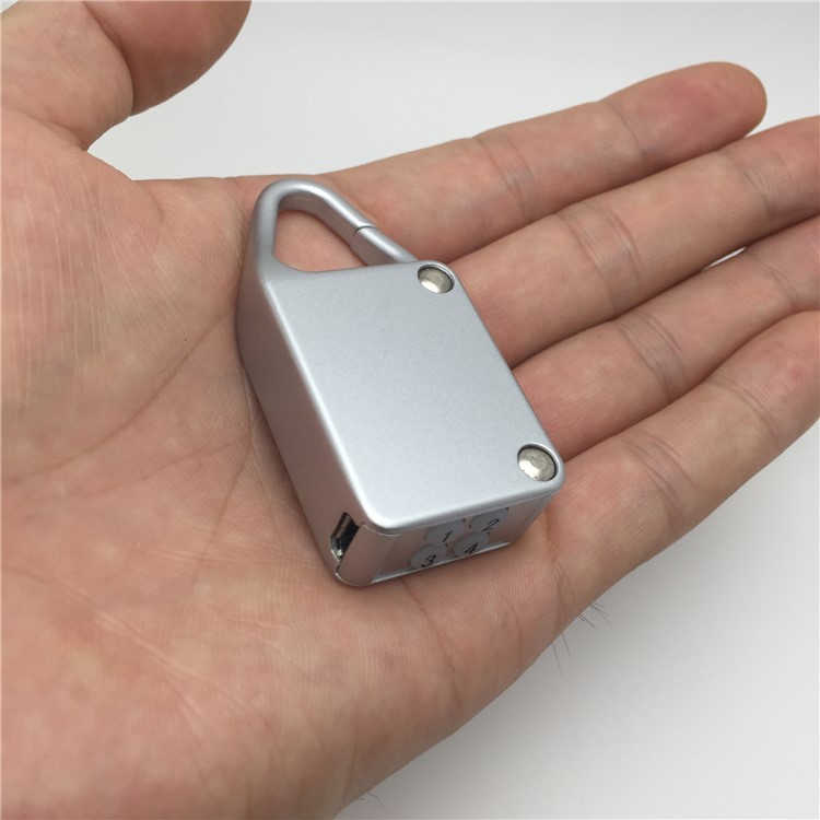 Smart Automatic Secure Padlock Key-less Bluetooth Padlock for iOS Android Devices - Silver Color-17