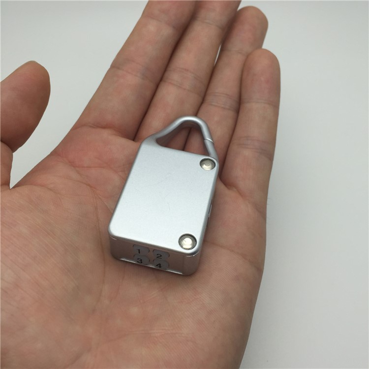 Smart Automatic Secure Padlock Key-less Bluetooth Padlock for iOS Android Devices - Silver Color-18