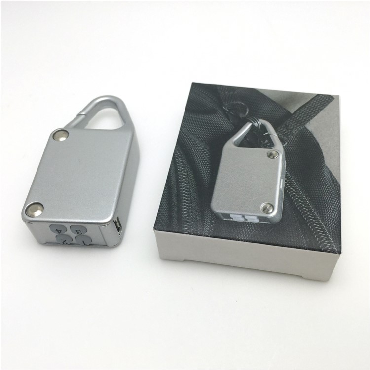 Smart Automatic Secure Padlock Key-less Bluetooth Padlock for iOS Android Devices - Silver Color-23