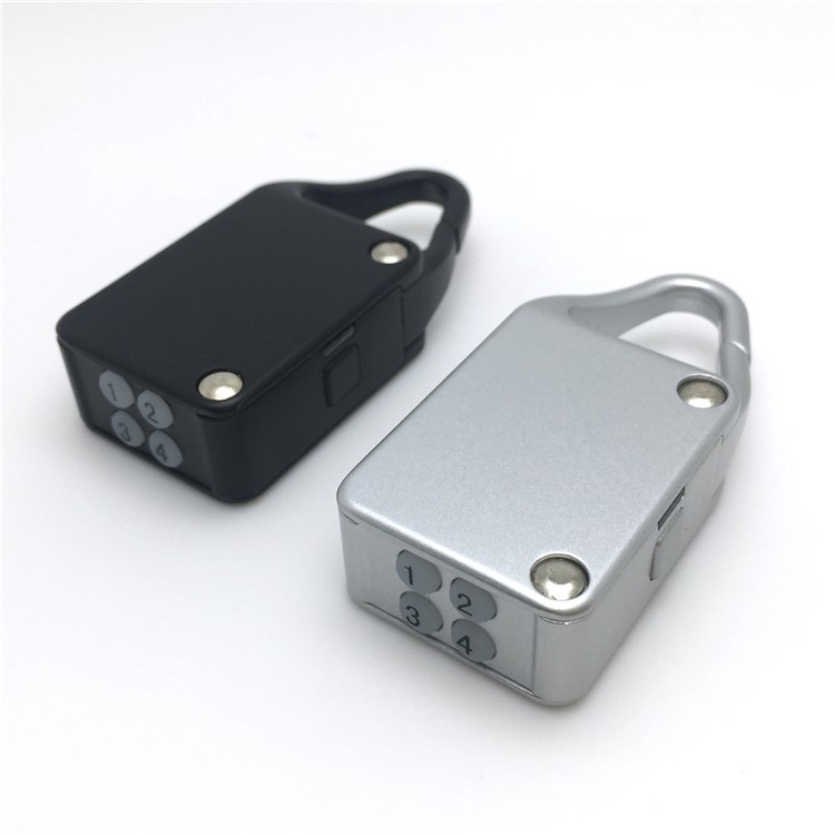 Smart Automatic Secure Padlock Key-less Bluetooth Padlock for iOS Android Devices - Silver Color-4