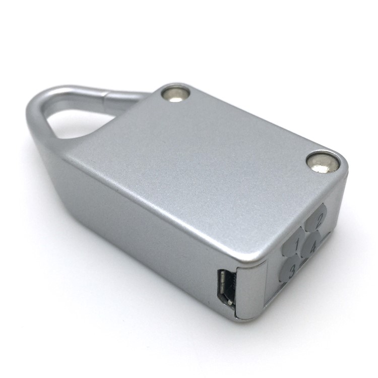 Smart Automatic Secure Padlock Key-less Bluetooth Padlock for iOS Android Devices - Silver Color-7