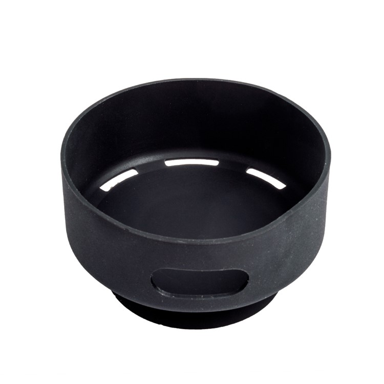 Desktop Suction Cup Silicone Protective Case for Amazon Echo Dot 2 - Black-1