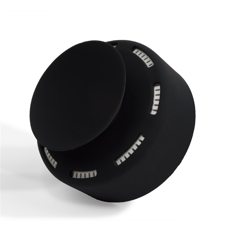 Desktop Suction Cup Silicone Protective Case for Amazon Echo Dot 2 - Black-6