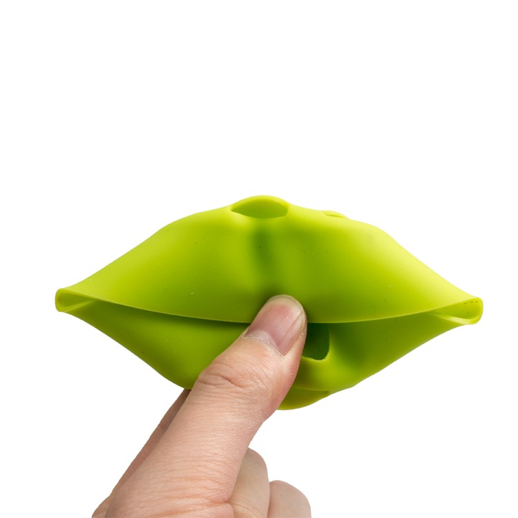 Desktop Suction Cup Soft Silicone Cover for Amazon Echo Dot 2 - Green-5