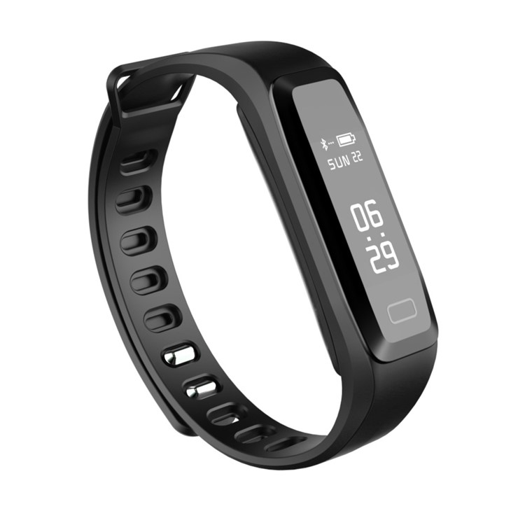 G15 0.86-inch Bluetooth 4.0 Blood Pressure/ Blood Oxygen Monitoring IP67 Waterproof Smart Wristband - Black-3