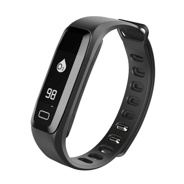 G15 0.86-inch Bluetooth 4.0 Blood Pressure/ Blood Oxygen Monitoring IP67 Waterproof Smart Wristband - Black-4