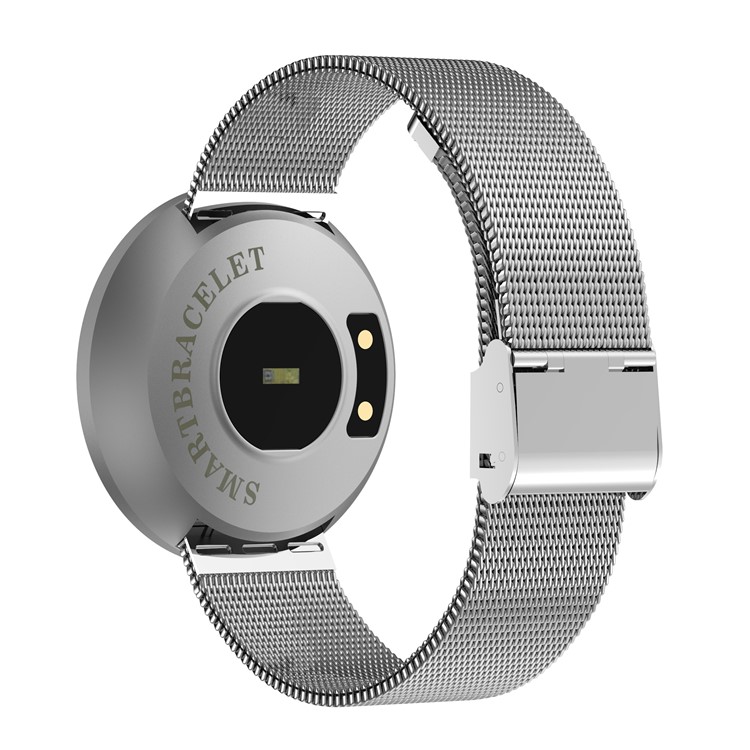 X7S Smart Watch 0.96" OLED Screen Bluetooth Wristwatch with Heart Rate Sleep Monitor - Silver Color-2