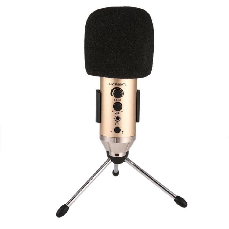 MK-F500TL Cardioid Pattern Professional Condenser Microphone with Tripod Stand-1