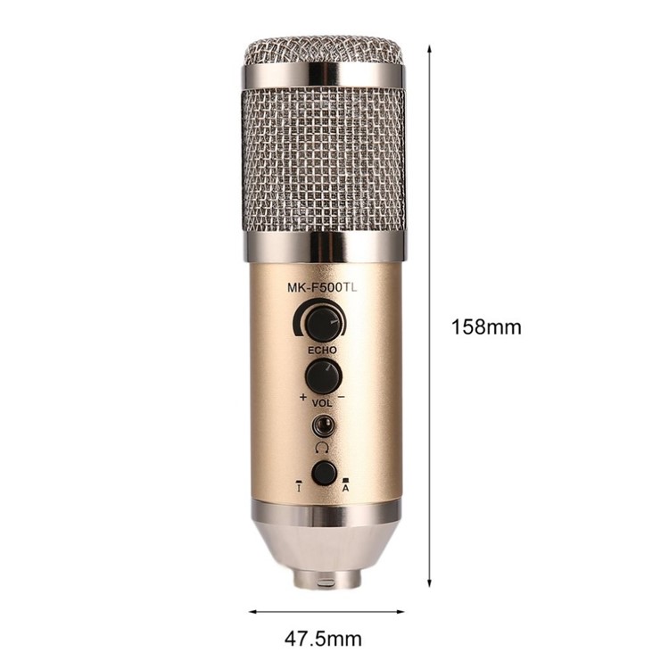 MK-F500TL Cardioid Pattern Professional Condenser Microphone with Tripod Stand-10