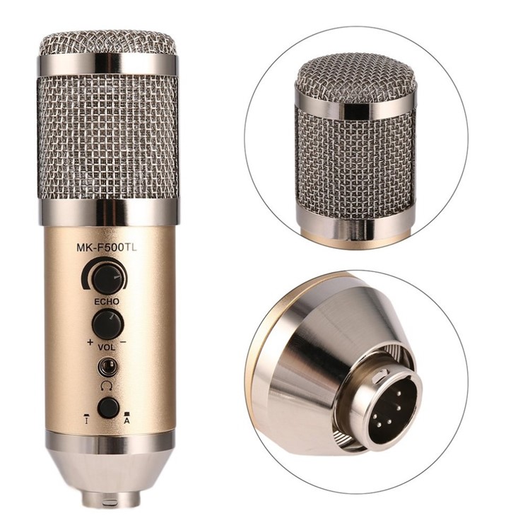 MK-F500TL Cardioid Pattern Professional Condenser Microphone with Tripod Stand-9
