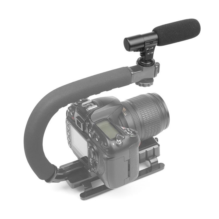 SHOOT Photography Interview Stereo Microphone Voice Recorder for Digital Camera Camcorder-3