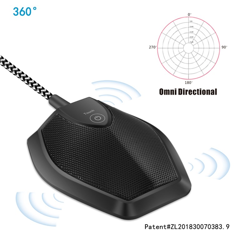 YANMAI G11 Touch Button USB Microphone Omnidirectional Conference Microphone-7