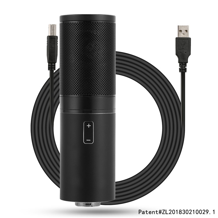 Настольный USB-конденсаторный Микрофон Q9 Со Светодиодным Индикатором-2