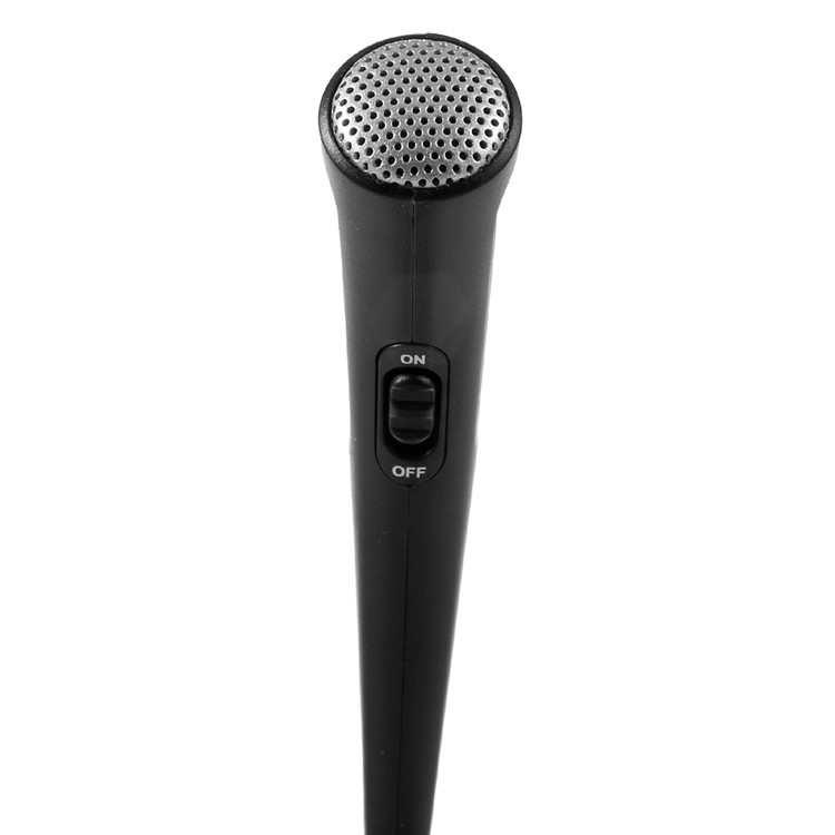 BENWIS M200 USB Powered HD Voice De-nose Rotary Wired Microphone with Desk Stand - Black-3