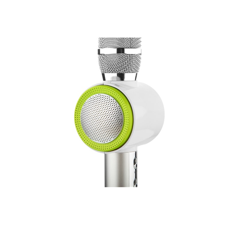 Q911 Handheld Bluetooth Wireless Karaoke Microphone Car Kit FM Transmitter - Silver-8