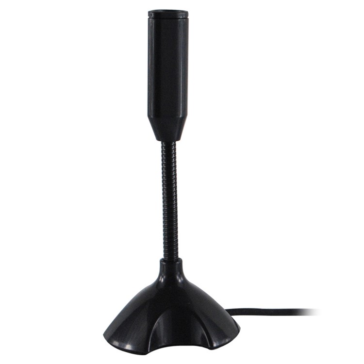 Portable Studio Speech Mini USB Microphone Stand Mic for PC Laptop - Black-4