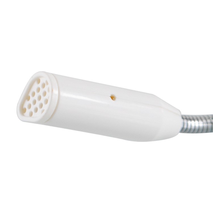 Microphone portable portable avec support Studio Mini micro parole pour ordinateur portable - blanc-2