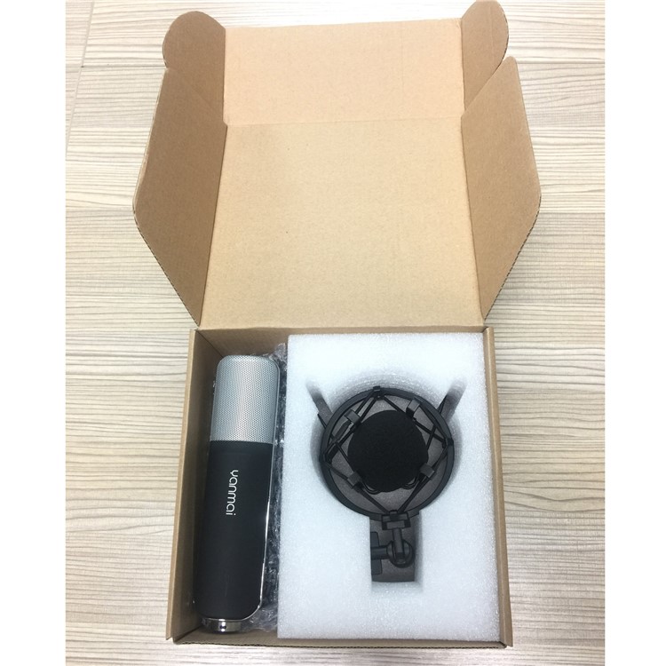 YANMAI Q8 3.5mm Adjustable Professional Studio Broadcasting Recording Condenser Microphone with Shock Mount-11