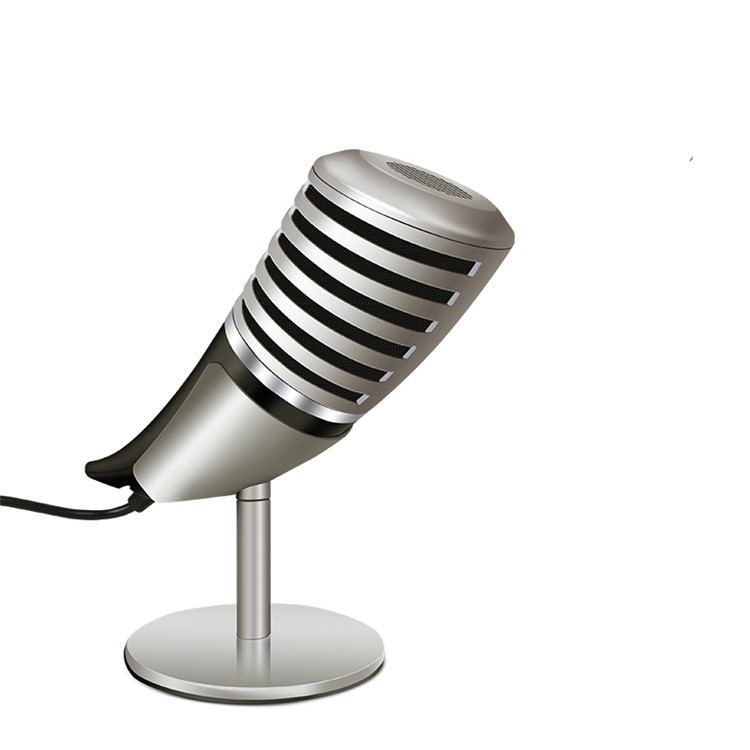 YANMAI SF-700 3.5mm Portable Microphone with Holder Stand for Studio, Radio, Broadcast-13