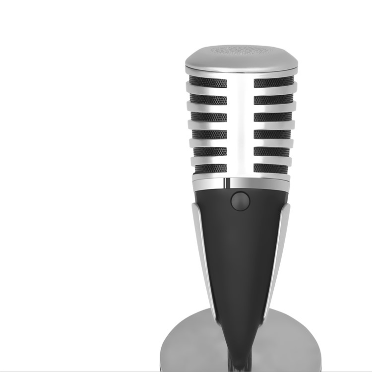 YANMAI SF-700 3.5mm Portable Microphone with Holder Stand for Studio, Radio, Broadcast-5