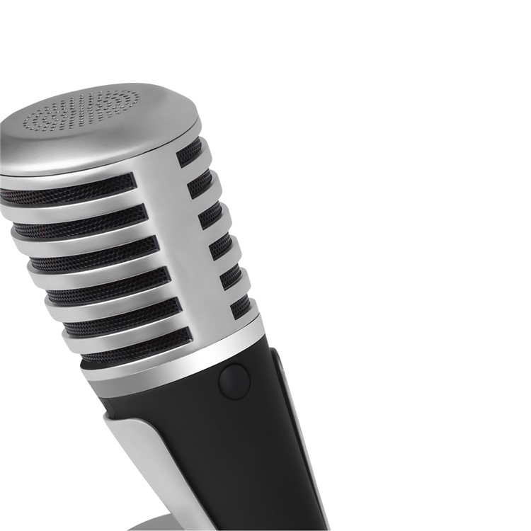 YANMAI SF-700 3.5mm Portable Microphone with Holder Stand for Studio, Radio, Broadcast-6