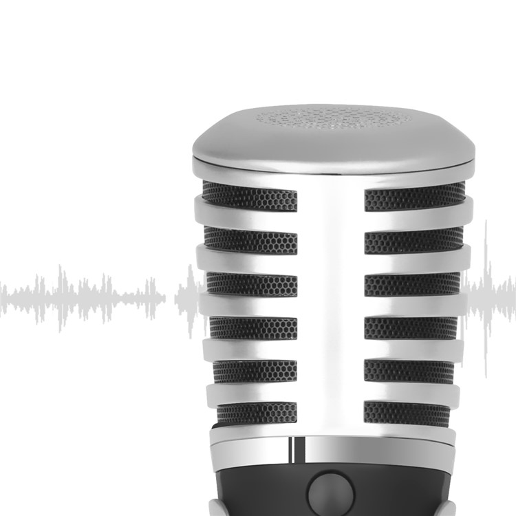 YANMAI SF-700 3.5mm Portable Microphone with Holder Stand for Studio, Radio, Broadcast-7