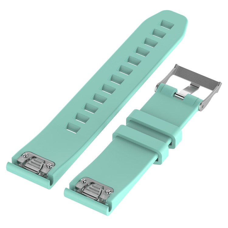 Sostituzione della cinghia della fascia per orologi da polso del silicone del Rhombus per Garmin fenix5 / forerunner 935 - Ciano-2