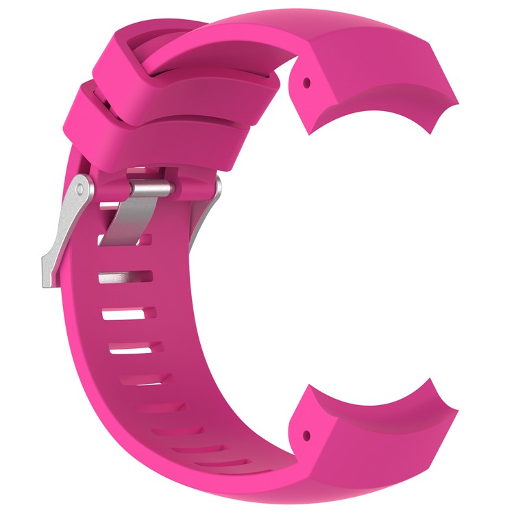 Flexible Silicone Watch Strap Replacement for Suunto Core Alu Black - Rose-3