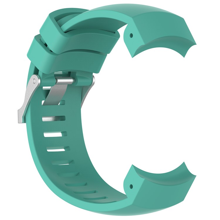 Silicone Wrist Watch Band with Installation Tools for Suunto Core Alu Black - Cyan-2